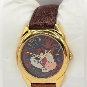 VINTAGE ARMITRON TASMANIAN DEVIL WATCH - EUC
